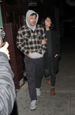 CAYLEE COWAN and Casey Affleck Leaves Peppermint Club in West Hollywood 12/28/2021
