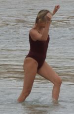 CHARLIZE THERON in Swimsuit on Vacation in Cabo San Lucas 11/27/2021