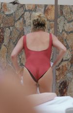 CHARLIZE THERON in Swimsuit on Vacation in Cabo San Lucas 11/27/2021