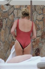 CHARLIZE THERON in Swimsuit on Vacation in Cabo San Lucas 11/27/2021