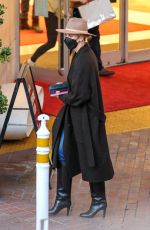 CHARLIZE THERON Shopping at Neiman Marcus in Beverly Hills 12/15/2021