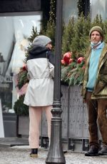 CHARLOTTE CASIRAGHI and PRINCESS CAROLINE of HANOVER Out in Gstaad 12/25/2021