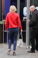 CHARLOTTE HAWKINS Arrives at Global Radio in London 12/17/2021