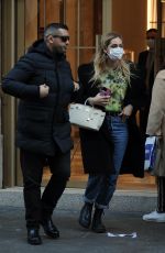 CHIARA FERRAGNI Shop in Via Montenapoleone at Cartier in Milan 12/20/2021