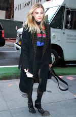 CHLOE MORETZ Arrives at Today Show in New York 12/07/2021