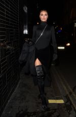 CHLOE SIMS Arrives at Vas J Morgans Party in London 12/02/2021