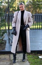 CHLOE SIMS on the Set of The Only Way is Essex 12/02/2021