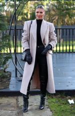 CHLOE SIMS on the Set of The Only Way is Essex 12/02/2021