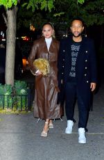 CHRISSY TEIGEN and John Legend Out in New York 12/04/2021