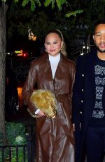 CHRISSY TEIGEN and John Legend Out in New York 12/04/2021
