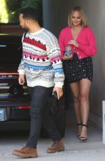 CHRISSY TEIGEN and John Legend Out in West Hollywood 12/06/2021