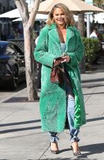 CHRISSY TEIGEN Out and About in Beverly Hills 12/17/2021