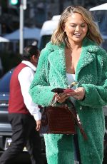 CHRISSY TEIGEN Out and About in Beverly Hills 12/17/2021