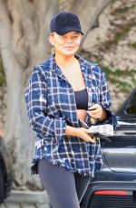 CHRISSY TEIGEN Out and About in Los Angeles 12/06/2021