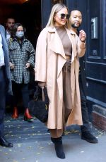 CHRISSY TEIGEN Shopping at FAO Schwarz in New York 12/03/2021