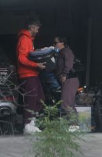 CHRISTINA RICCI Arrives Home with Her Baby in Los Angeles 12/10/2021