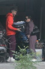 CHRISTINA RICCI Arrives Home with Her Baby in Los Angeles 12/10/2021