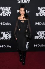 CIERRA RAMIREZ at West Side Story Premiere at El Capitan Theatre in Los Angeles 12/07/2021