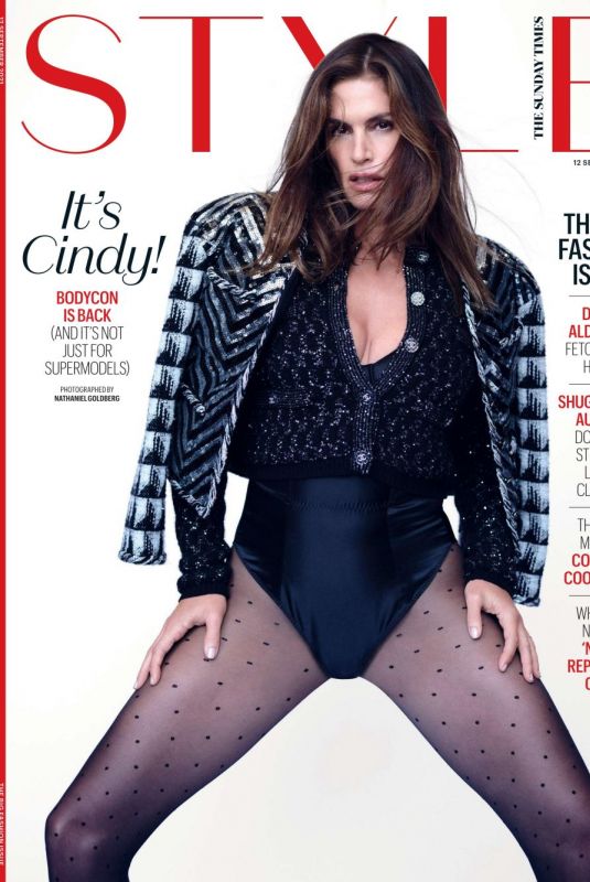 CINDY CRAWFORD in Sunday Times Style Magazine, September 2021