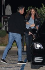 CINDY CRAWFORD Out for Dinner at Nobu in Malibu 12/11/2021