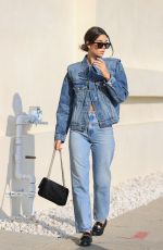 CINDY MELLO in Double Denim Out in West Hollywood 12/10/2021