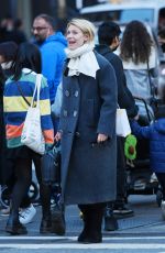 CLAIR DANES Out and About in New York 12/21/2021