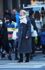 CLAIR DANES Out and About in New York 12/21/2021