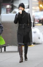 CLAIRE DANES Out for Coffee in New York 12/02/2021