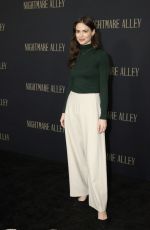 CONOR LESLIE at Nightmare Alley Premiere in New York 12/01/2021