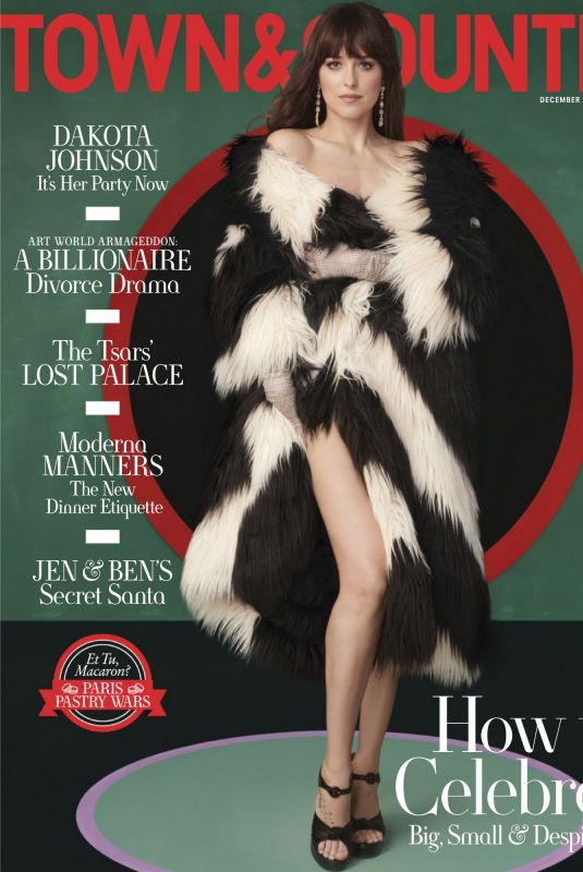 DAKOTA JOHNSON for Town&Country Magazine, December 2021/January 2022