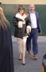 DAKOTA JOHNSON Out and About in New York 12/04/2021