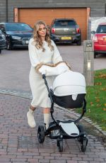 DANIELLE LLOYD Out with Her Baby in Sutton Coldfield 12/07/2021