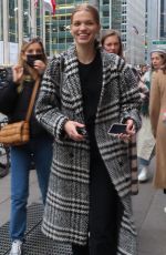DAPHNE GROENEVELD Arrives at NBC Studios in New York 12/17/2021