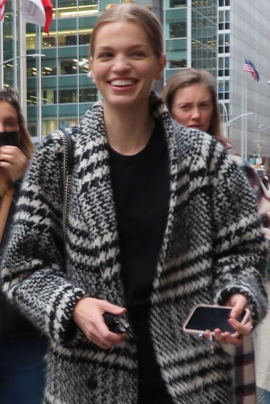 DAPHNE GROENEVELD Arrives at NBC Studios in New York 12/17/2021