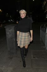 DENISE VAN OUTEN Leaves Proud Embankment in London 12/17/2021