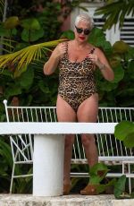DENISE WELCH in Swimsuit in St. Peter Parish in Barbados 12/11/2021