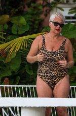 DENISE WELCH in Swimsuit in St. Peter Parish in Barbados 12/11/2021