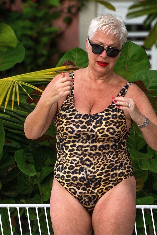 DENISE WELCH in Swimsuit in St. Peter Parish in Barbados 12/11/2021