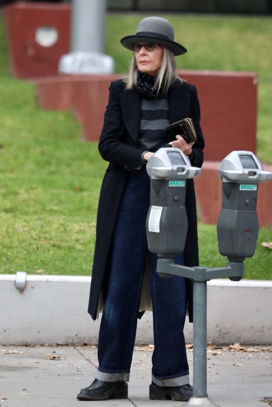 DIANE KEATON Out in West Hollywood 12/13/2021