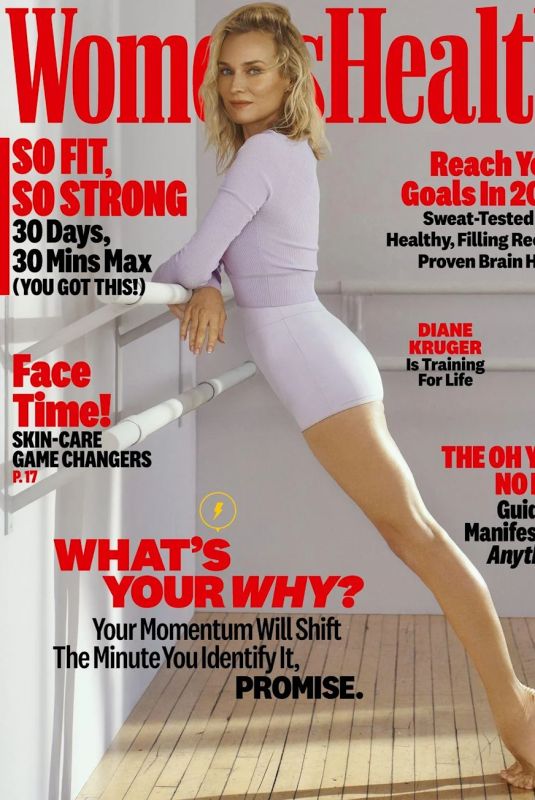 DIANE KRUGER for Women’s Health Magazine, January 2022