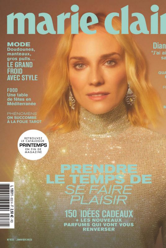DIANE KRUGER in Marie Claire Magazine, France January 2022