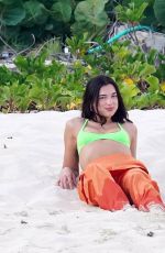 DUA LIPA in Bikini at a Boat in St. Barts 12/31/2021