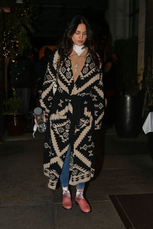 EIZA GONZALEZ Leaves Her Hotel in New York 12/02/2021
