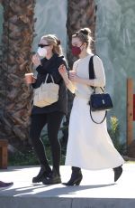 ELLE and DAKOTA FANNING Out for Smoothies in Studio City 12/20/2021