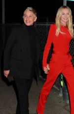 ELLE DEGENERES and PORTIA ROSSI Arrives at 2021 People