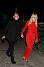 ELLE DEGENERES and PORTIA ROSSI Arrives at 2021 People