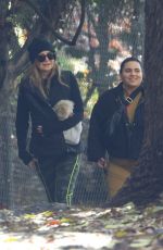 ELLEN POMPEO Out Hiking with her Dog and a Friend in Los Feliz 12/15/2021