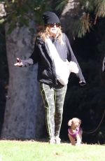 ELLEN POMPEO Out Hiking with her Dog and a Friend in Los Feliz 12/15/2021