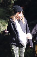 ELLEN POMPEO Out Hiking with her Dog and a Friend in Los Feliz 12/15/2021