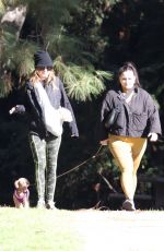 ELLEN POMPEO Out Hiking with her Dog and a Friend in Los Feliz 12/15/2021